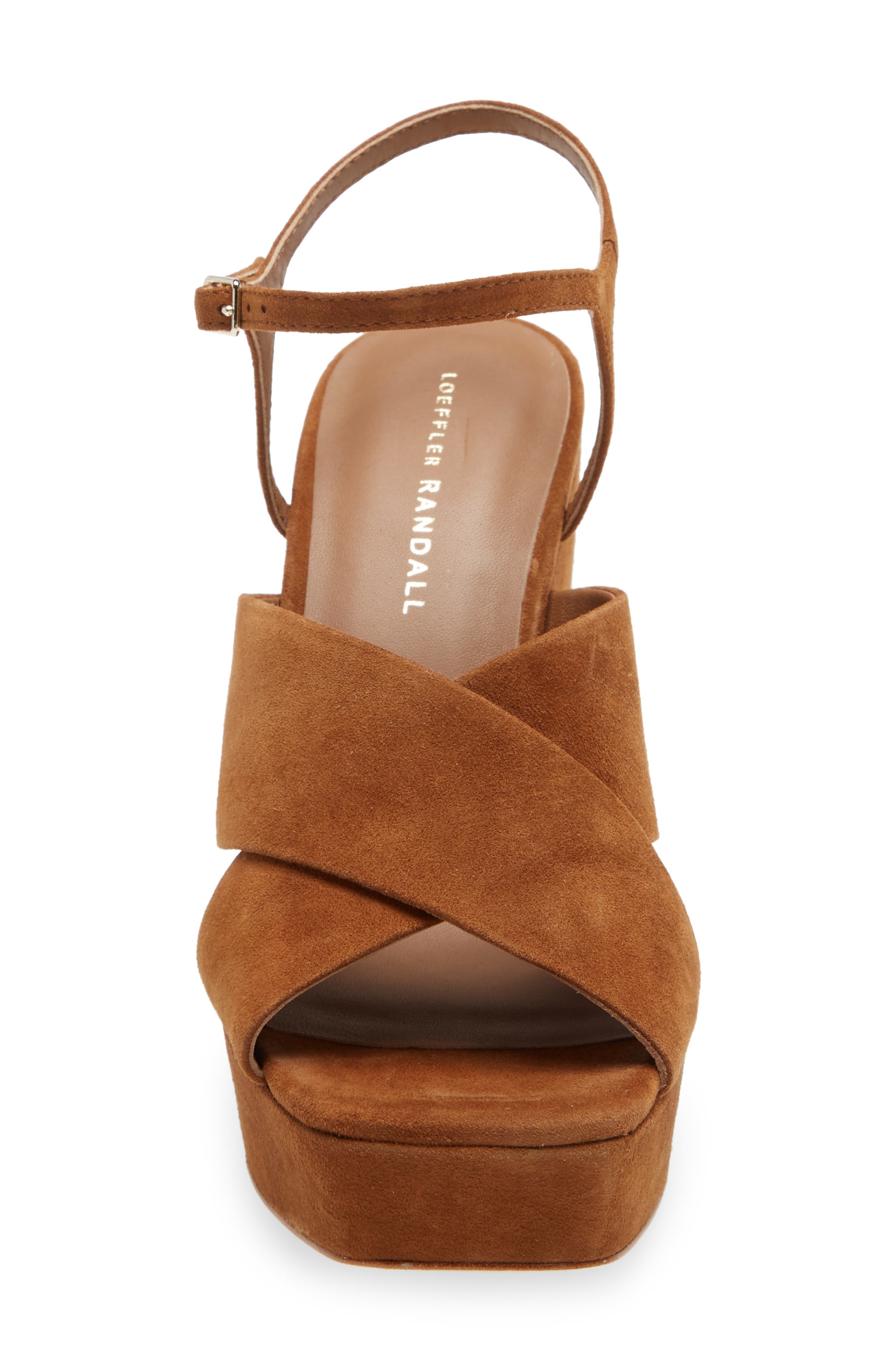 Loeffler Randall Gina Platform Sandal, Alternate, color, Cacao