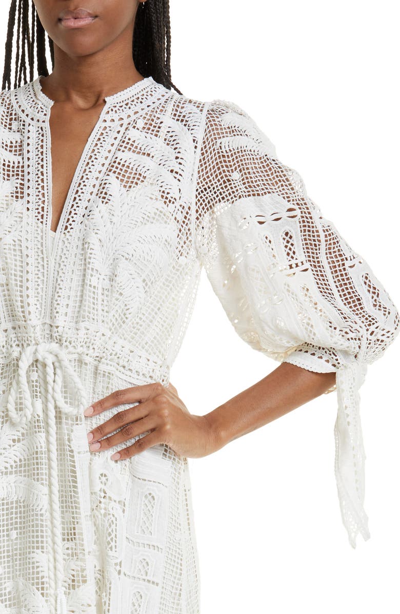 FARM Rio Morada Boa Guipure Lace Maxi Dress | Nordstrom FARM Rio Morada Boa Guipure Lace Maxi Dress | Nordstrom