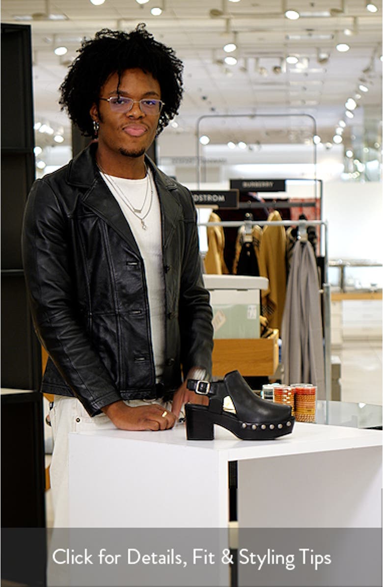 Galla Slingback Peep Toe Platform Clog, sales video thumbnail