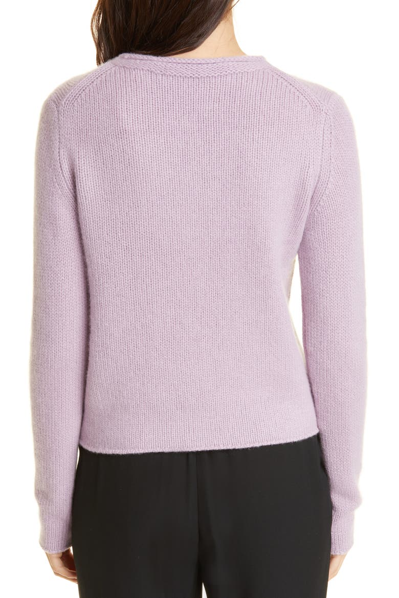 Roll Neck Cashmere Sweater, Alternate, color, LILAC STONE