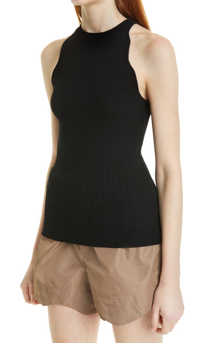 Ganni Mélange Rib Tank, Alternate, color,