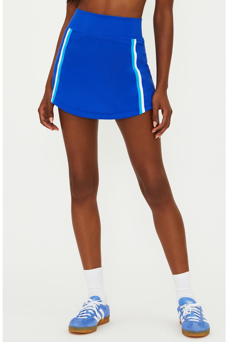 Thora Textured Knit Skort, Main, color, RIVIERA AZURE