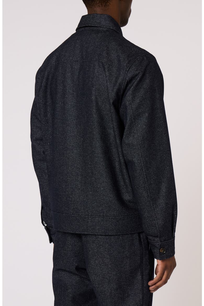 Zip Shirt Jacket, Alternate, color, INDIGO