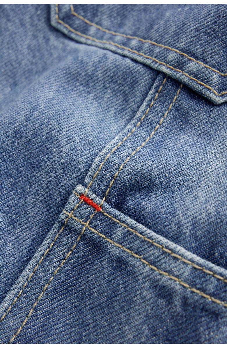 Mini Boden Kids' Pull-On Carpenter Jeans, Alternate, color, Light Wash