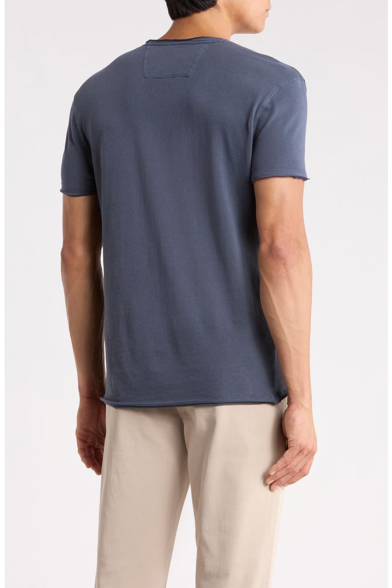 Embroidered Skull T-Shirt, Alternate, color, BLUE SMOKE