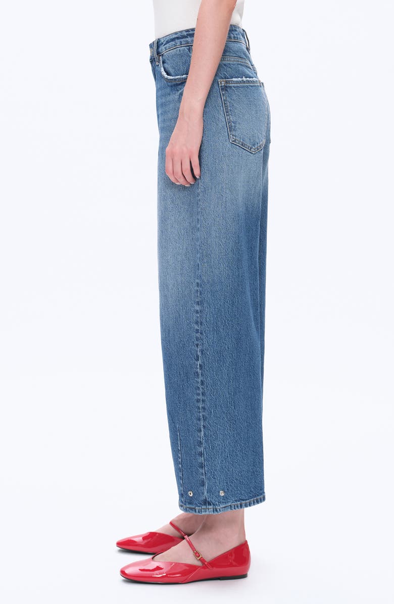 Bayeas Mid Rise Balloon Jeans, Alternate, color, Medium Blue