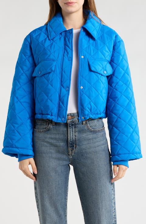 Diamond Quilted Puffer Jacket