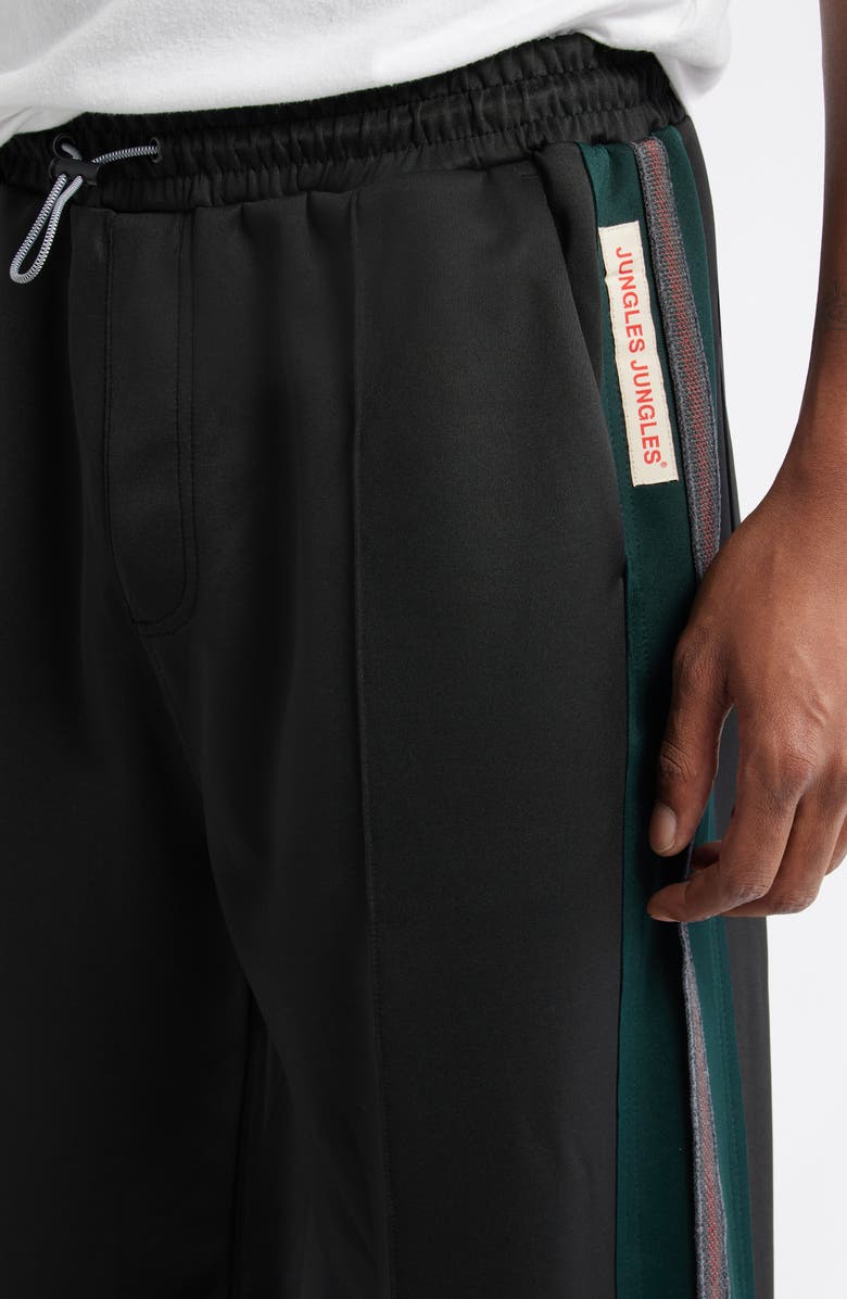 JUNGLES Side Panel Pull-On Pants, Alternate, color, Black/Green