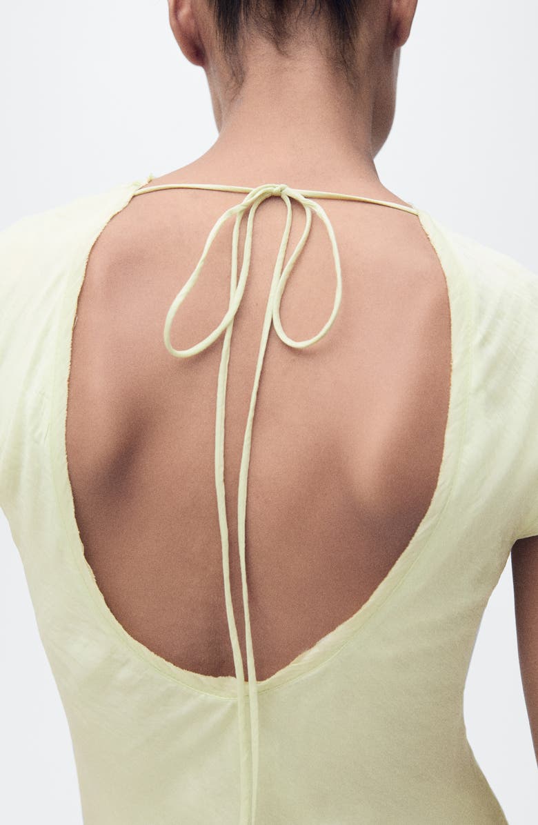 MANGO Crinkle Midi Dress, Alternate, color,