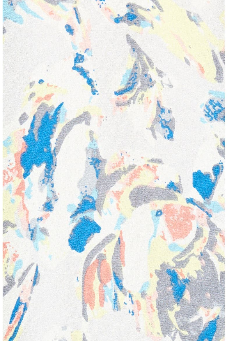 ASTR Print High/Low Shirt, Alternate, color, IVORY MULT