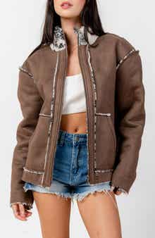 Beivy Reversible Faux Shearling Jacket
