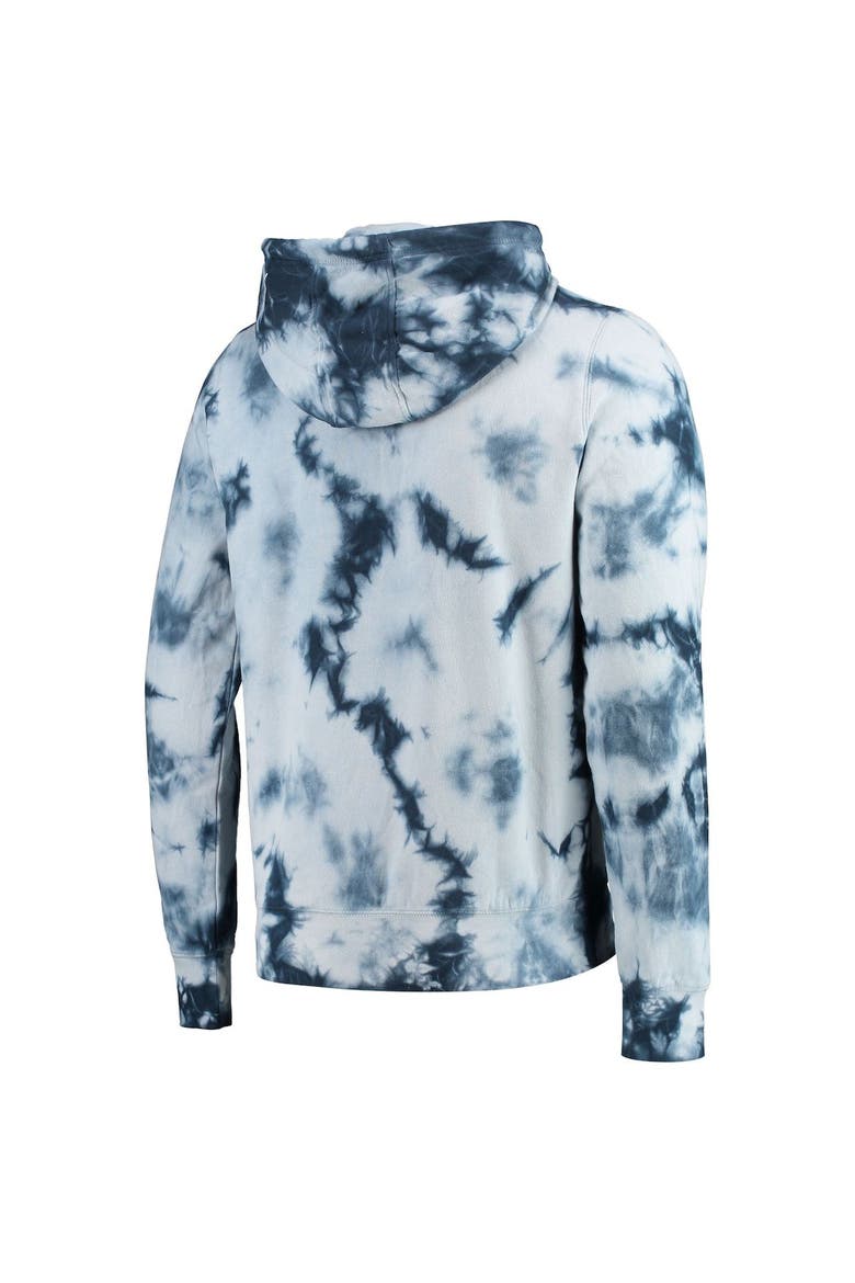 Men's New Era Navy Detroit Tigers Tie-Dye Pullover Hoodie, Alternate, color, Navy
