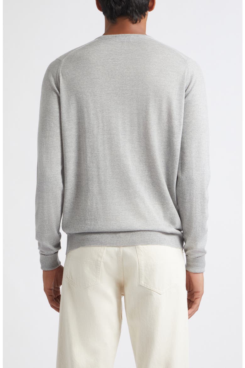 Marcus Virgin Wool Crewneck Sweater, Alternate, color, NIMBUS