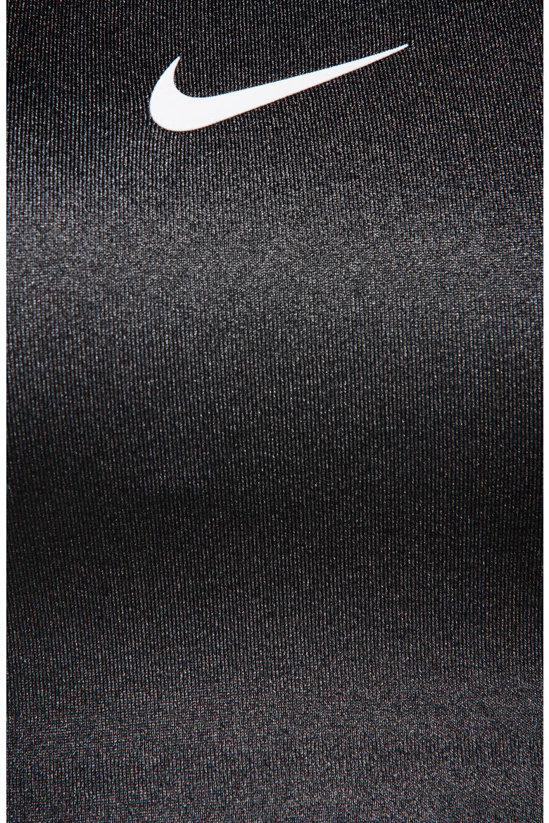 Dri-FIT Medium Support Swoosh Sports Bra, Alternate, color, BLACK/ WHITE