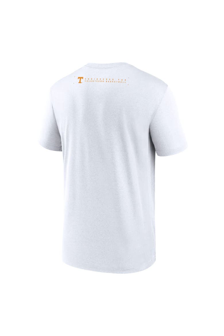 Men's Nike White Tennessee Volunteers 2025 Courtside Basketball Legend Dri-FIT T-Shirt, Alternate, color, White