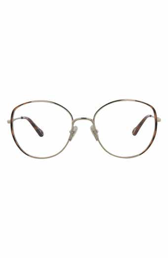 Chloé Fashion 54mm Round Optical Glasses