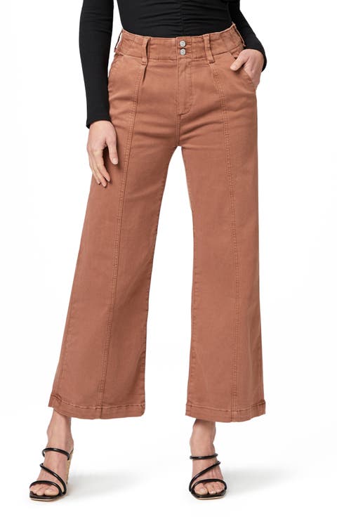 Brooklyn High Waist Crop Wide Leg Pants