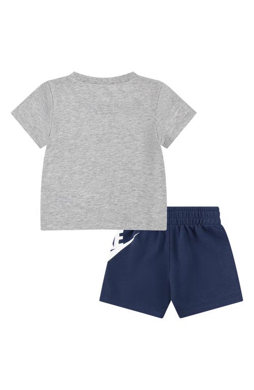 Nike Air Logo Graphic T-shirt & Shorts Set In Navy