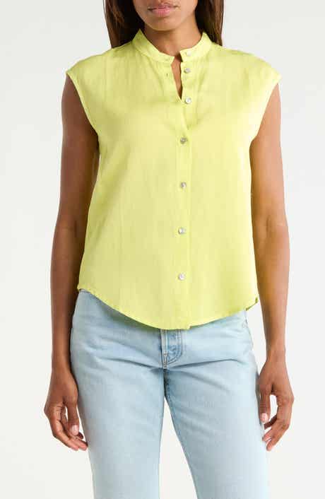 FRNCH Athea Sleeveless Button-Up Top