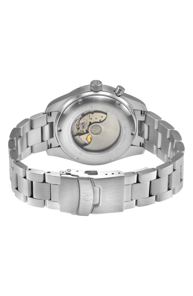 GEVRIL Bracelet Watch, Alternate, color, Silver/Blue