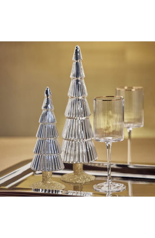 Zodax Set Of 2 Dembe Glass Tree Figurines In Multi