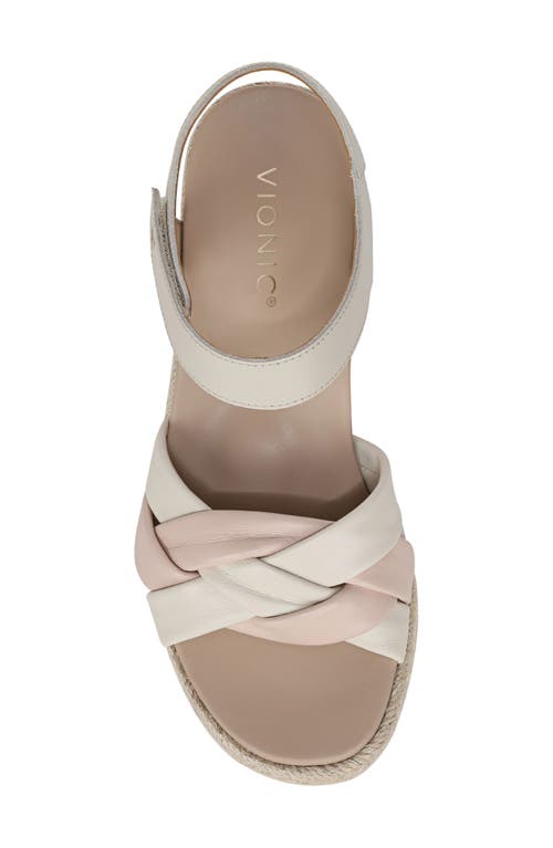 Vionic Saratoga Wedge Espadrille Sandal In Multi