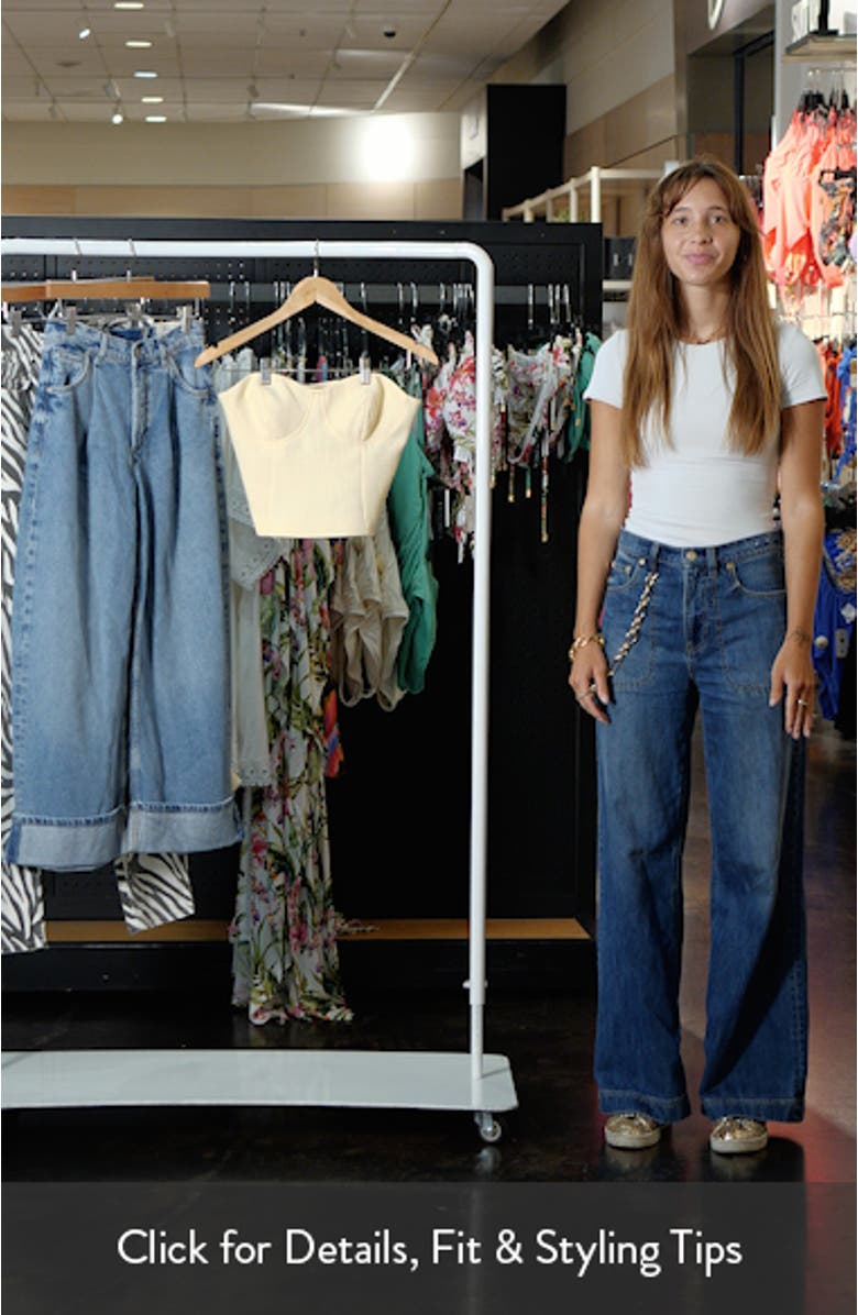 Strapless Tweed Corset Top, sales video thumbnail