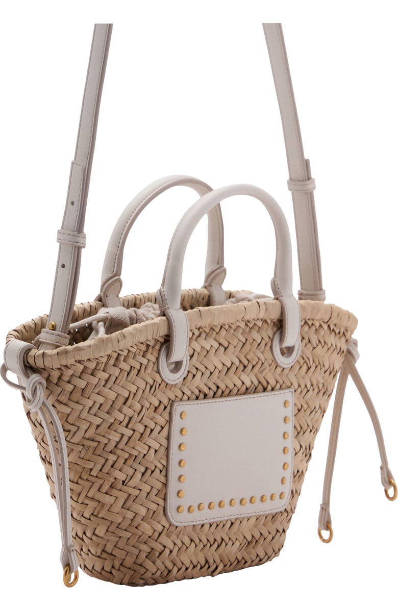 MANGO Small Double Handle Tote, Main, color,