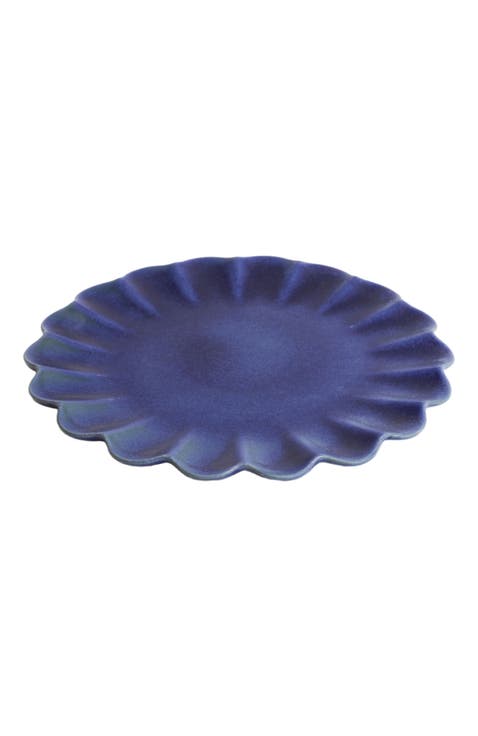 Dhalia Stoneware 4-Piece Salad Plate Set