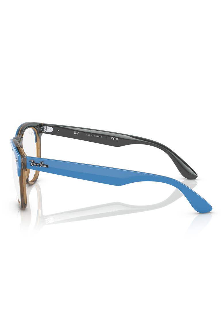 54mm Square Optical Glasses, Alternate, color, BLUE