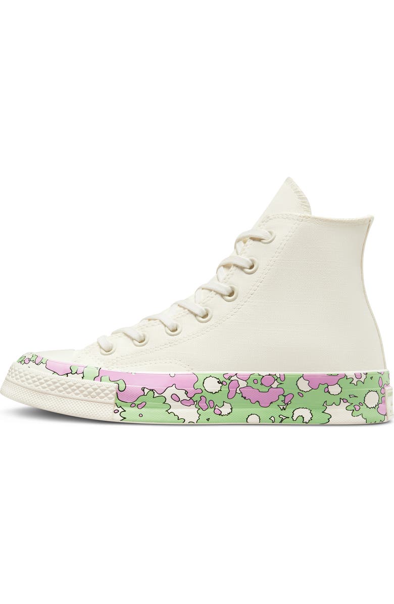 Converse Chuck Taylor<sup>®</sup> Floral High Top Sneaker, Alternate, color,