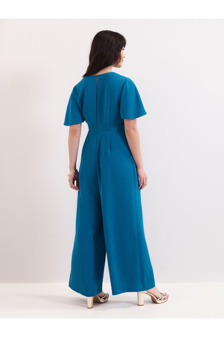 Julissa V-Neck Jumpsuit, Alternate, color, Blue