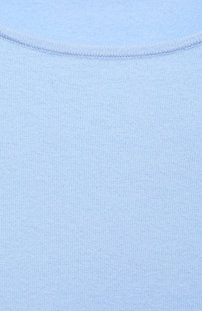 MANGO Fine Knit Sweater, Alternate, color, Sky Blue