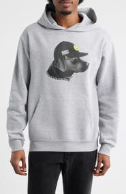 MARKET SMILEY® Dog Got Style Cotton Blend Graphic Hoodie