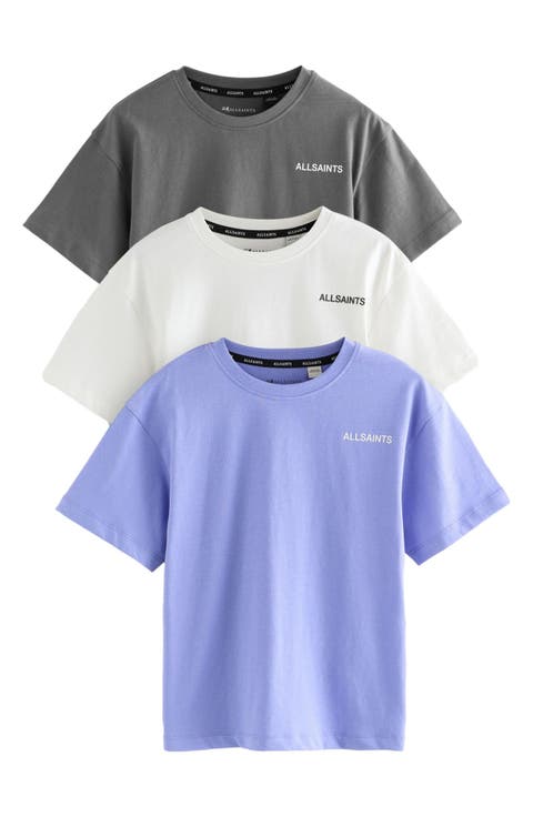 Kids' Assorted 3-Pack Cotton T-Shirts (Big Kid)