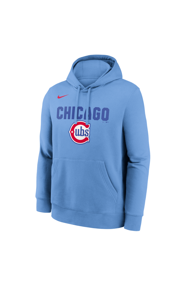 Nike Men's Nike  Light Blue Chicago Cubs Alternate Club Fleece Hoodie, Main, color, Light Blue