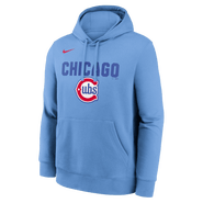 Nike Men's Nike  Light Blue Chicago Cubs Alternate Club Fleece Hoodie