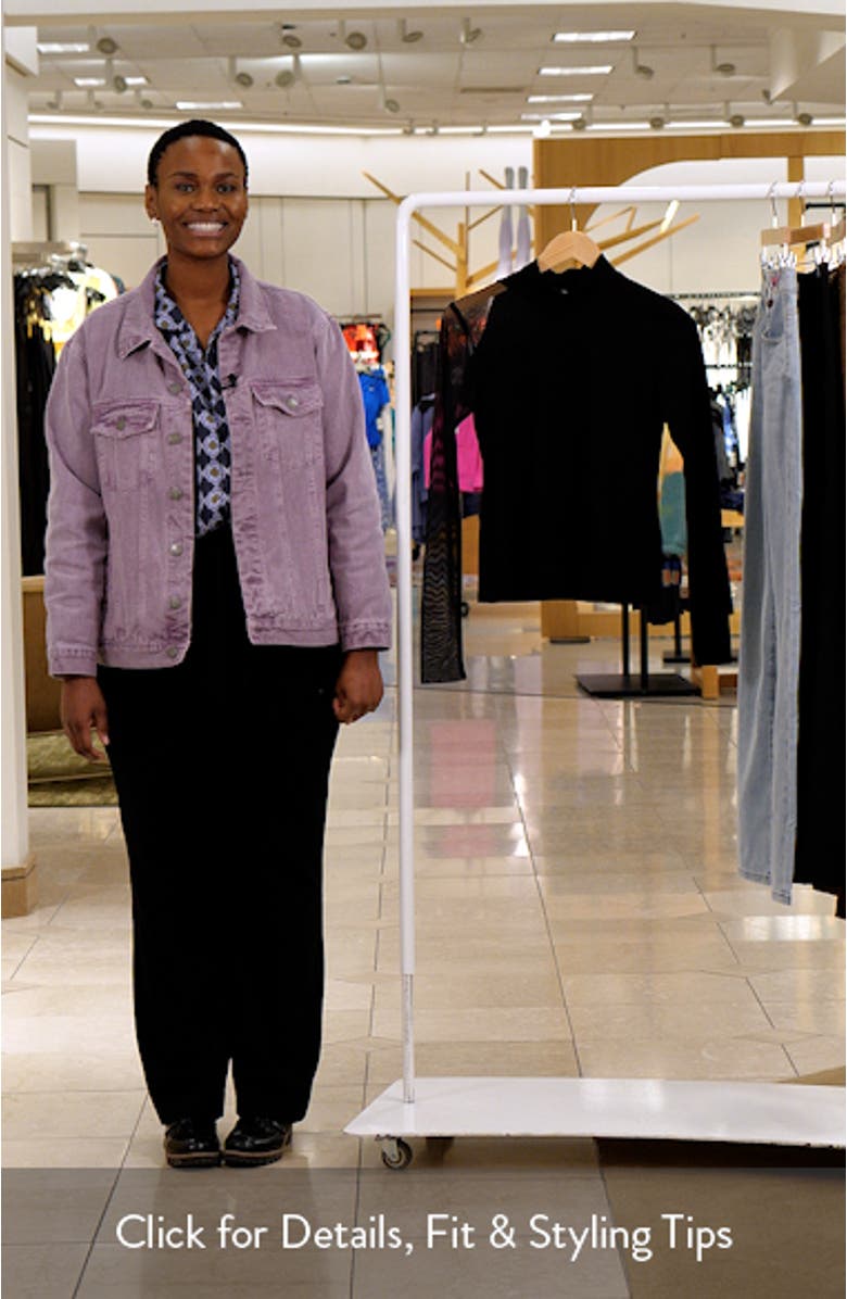 Ysabel Mesh Panel Jersey Top, sales video thumbnail