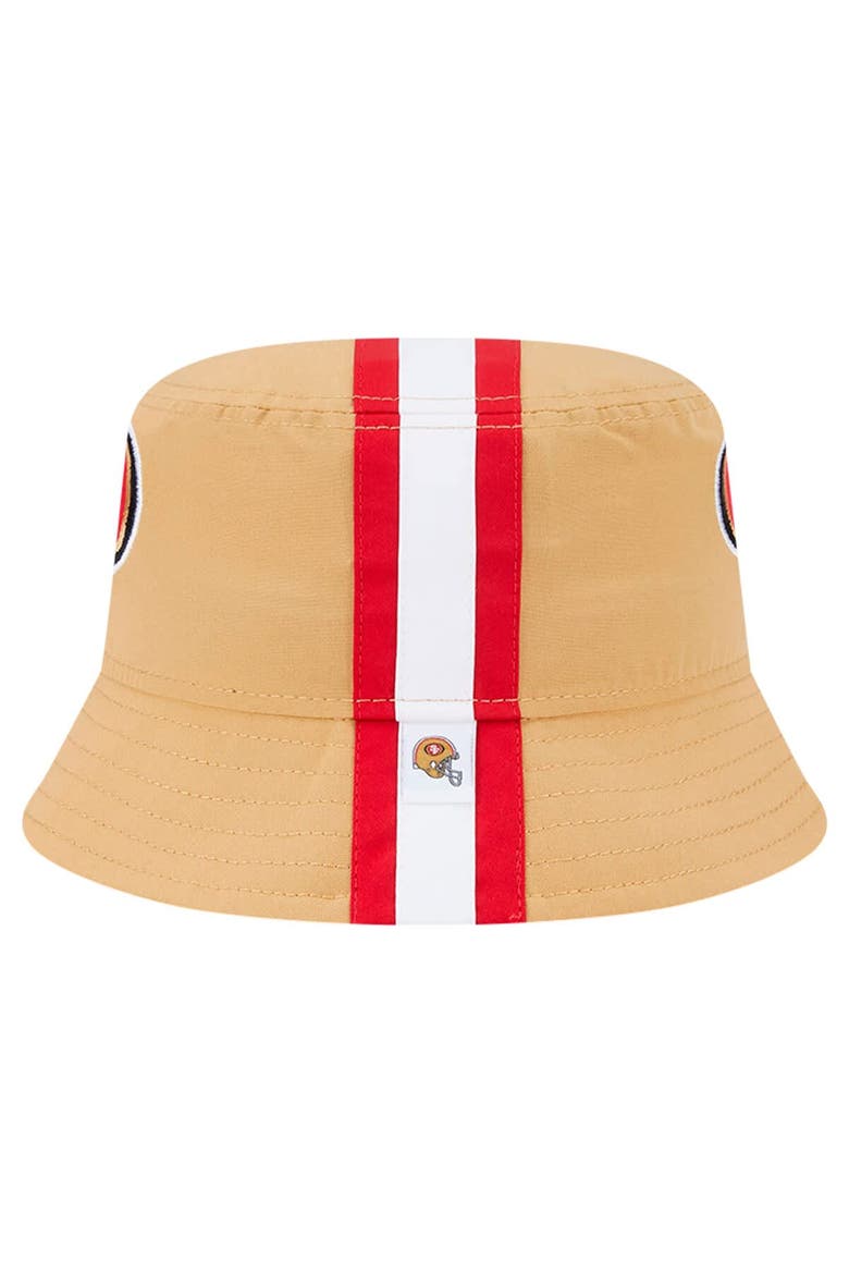 Men's New Era Gold San Francisco 49ers Helmet Bucket Hat, Alternate, color, Gold