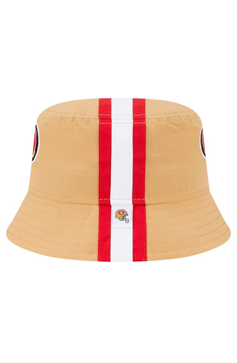 New Era Men's New Era Gold San Francisco 49ers Helmet Bucket Hat, Alternate, color, Gold