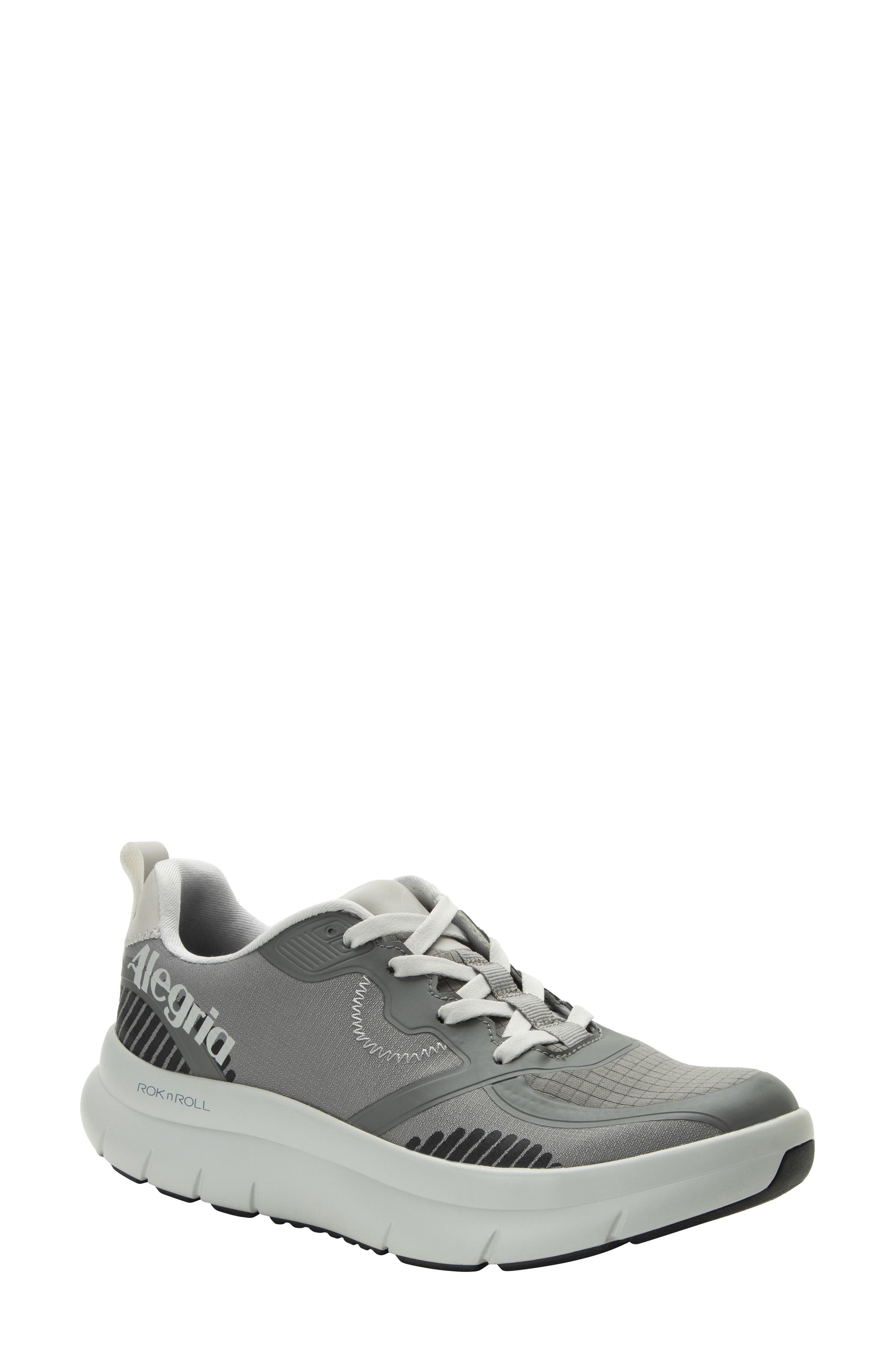 Alegria by PG Lite Rok n' Roll Slip-On Sneaker, Main, color, Grey