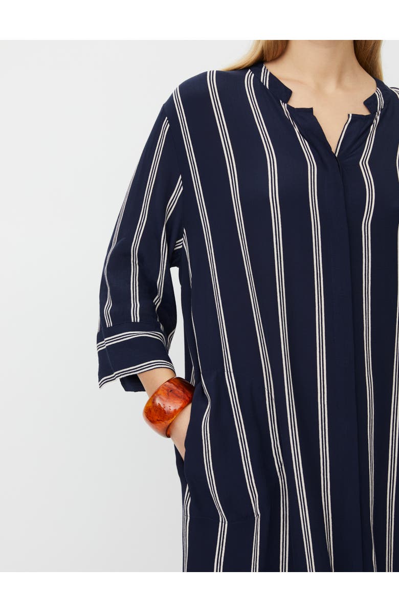 Masai Copenhagen MaNimes Striped Midi Dress, Alternate, color, Navy Blazer