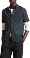 Vince Cortland Plaid Short Sleeve Button-Down Shirt