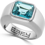 EFFY London Blue Topaz Signet Ring