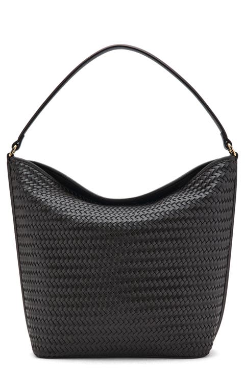 Braided Bucket Shoulder Bag