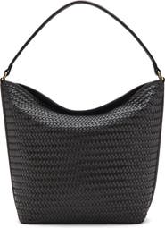 MANGO Braided Bucket Shoulder Bag