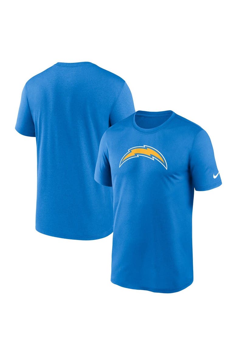 Men's Nike  Powder Blue Los Angeles Chargers Legend Logo Performance T-Shirt, Main, color, Powder Blue