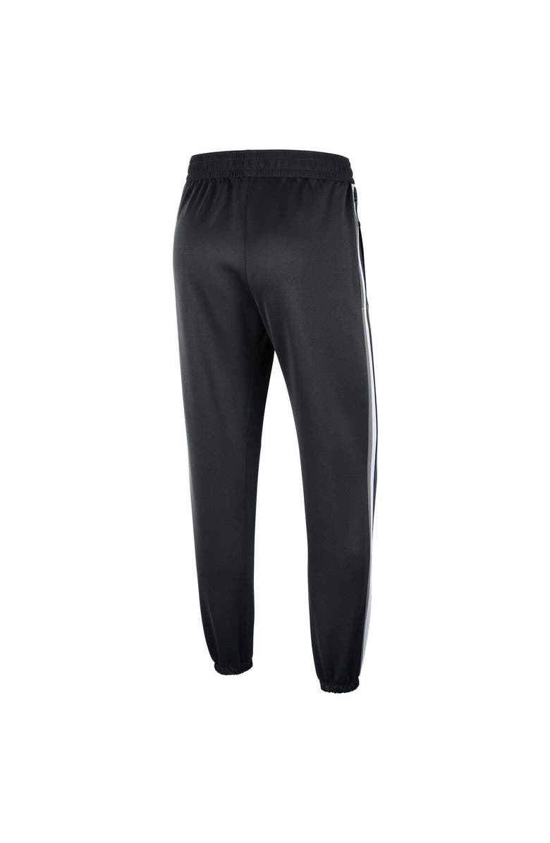 Nike Men's Nike Black Brooklyn Nets 75th Anniversary Showtime On Court Performance Pants, Alternate, color, 