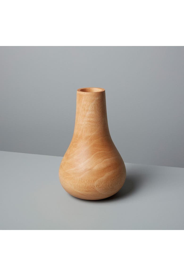 Mango Wood Bulb Vase, Alternate, color, Mango