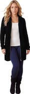 Roaman's Waffle Mega Length Zip Hoodie